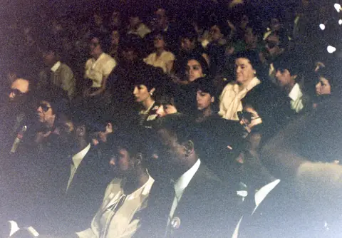 Funeral de Rudy Lozano en la iglesia de San Pío V, Pilsen, junio de 1983