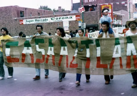 Manifestación por los derechos de los trabajadores, La Villita