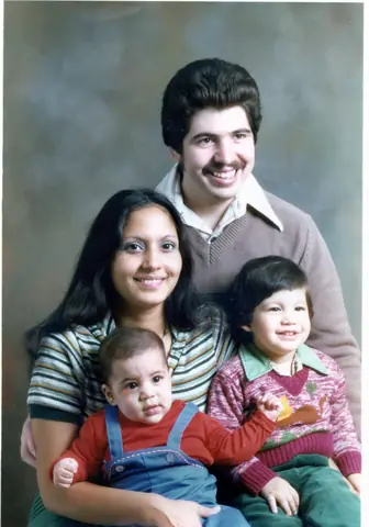 Rudy and Lupe Lozano with their children