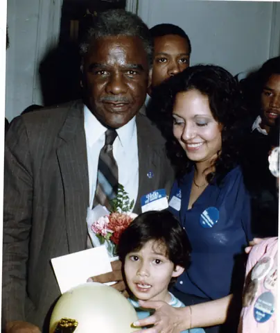 Rudy Lozano with fellow organizers