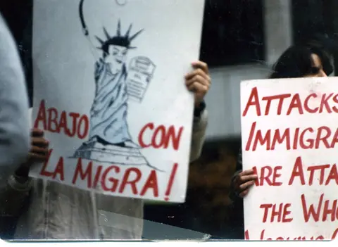 Mitin en Chicago