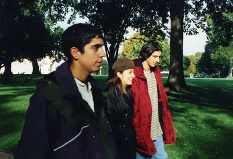 Young Rudy Lozano at a march