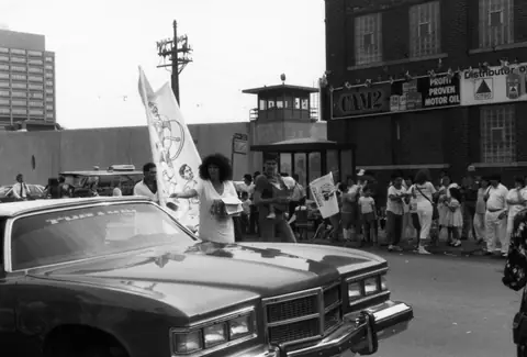 Protesta contra el fraude electoral en México, septiembre de 1989