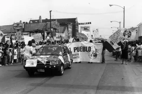 Protesta contra el fraude electoral en México, septiembre de 1989