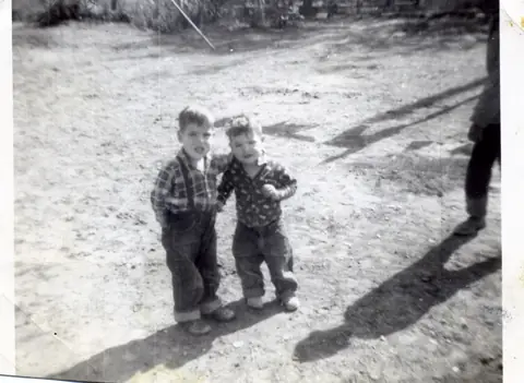 Rudy Lozano as a boy