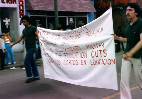 Manifestación por los derechos de los trabajadores, La Villita