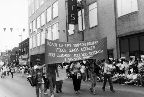 Protesta contra el fraude electoral en México, septiembre de 1989