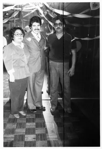 Rudy Lozano with fellow organizers