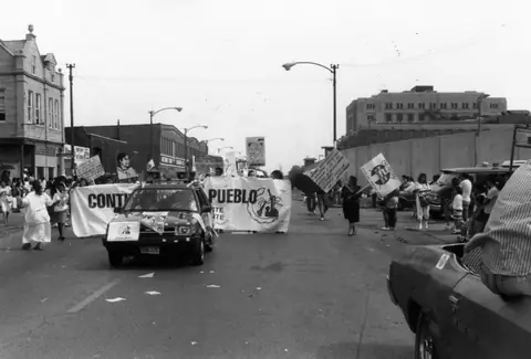Protesta contra el fraude electoral en México, septiembre de 1989