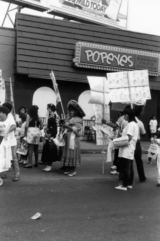 Protesta contra el fraude electoral en México, septiembre de 1989