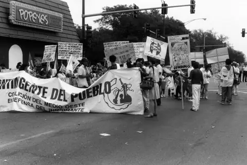 Protesta contra el fraude electoral en México, septiembre de 1989