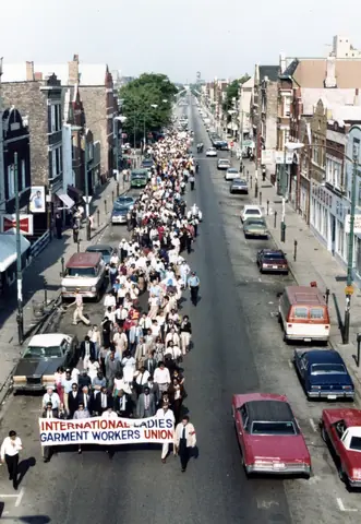 Cortejo fúnebre de Rudy Lozano, junio de 1983