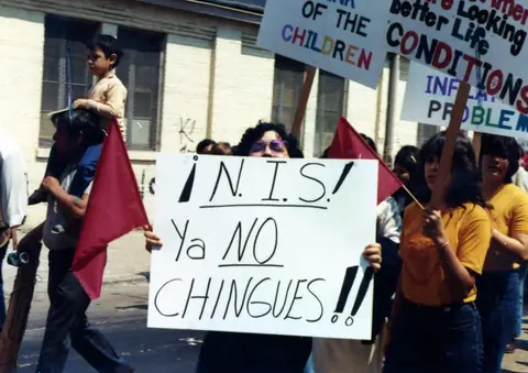 Mitin en Chicago